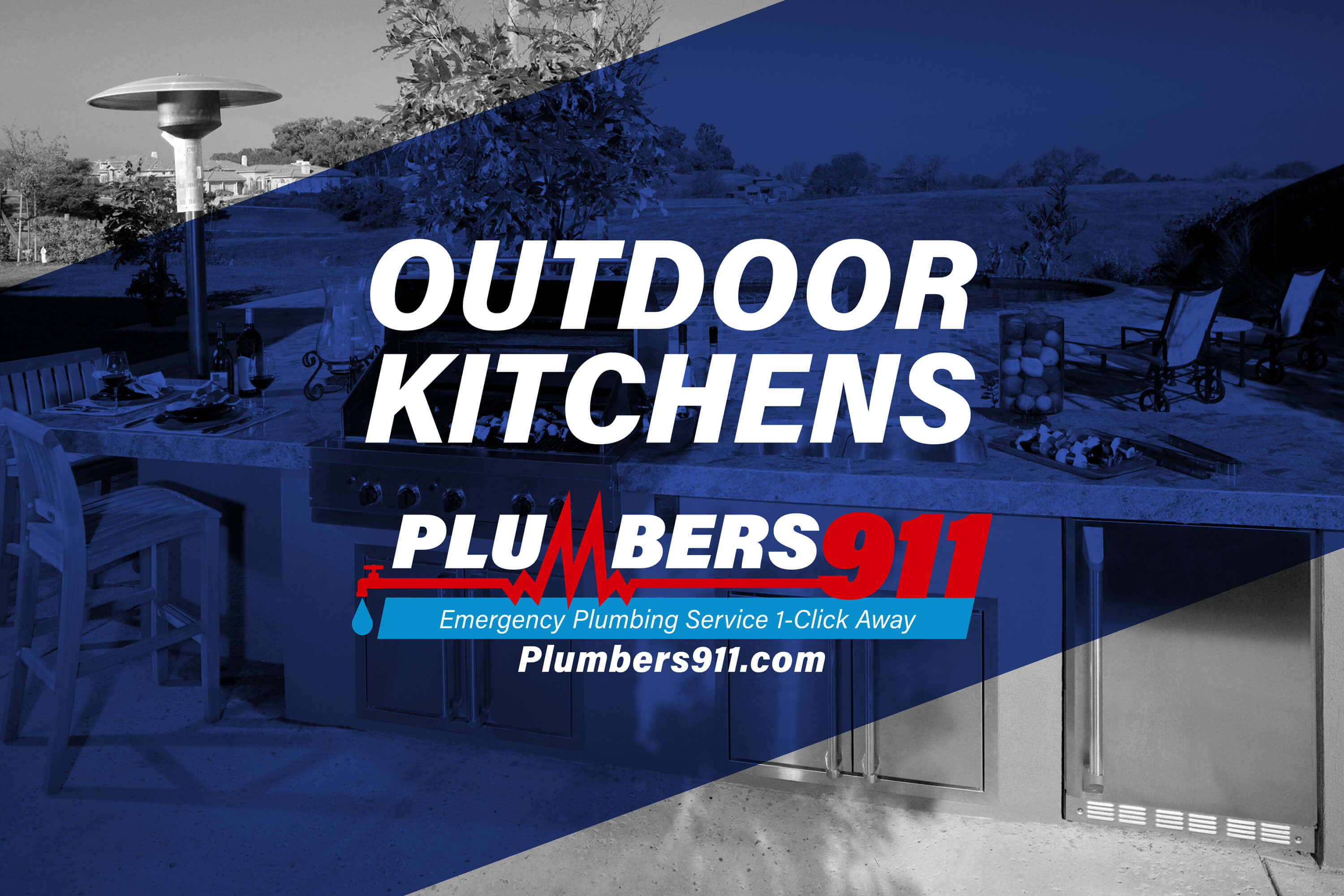 Plumbers 911 - Additional Plumbing Services - Outdoor Kitchen